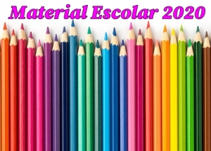 MATERIAL ESCOLAR ANO LETIVO 2020 - A PARTIR DE 15 DE JANEIRO