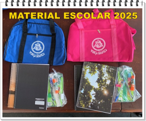 MATERIAL ESCOLAR 2025 - INÍCIO DE ENTREGA A PARTIR DO DIA 15/01/2025